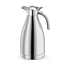 STAINLESS STEEL COFFEE POT / THERMAL CARAFE   1.5L   INSULATED   SILVER