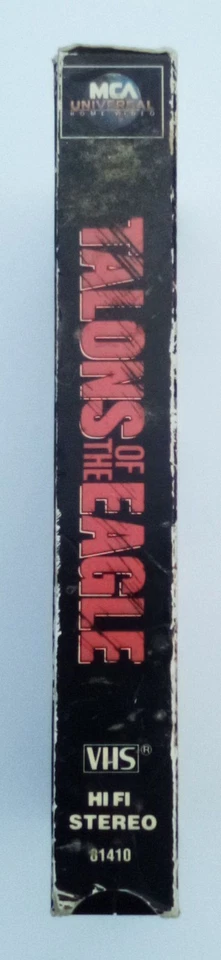 Talons of the Eagle (RARE VHS 1992) Two cops enter a martial arts tournament.OOP - Image 4 of 4
