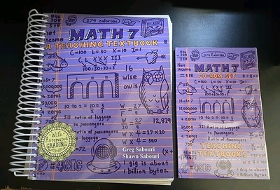 Teaching Textbooks Math 7 Spiral Textbook With CDs