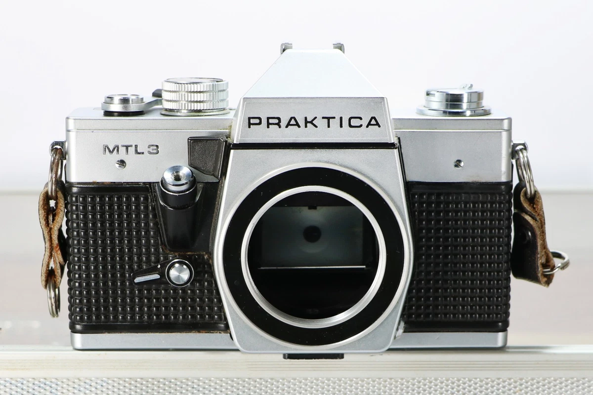Appareil Photo Argentique Praktica MTL3 – Boîtier Argenté Vintage, Allemagne – Occasion En Bon état