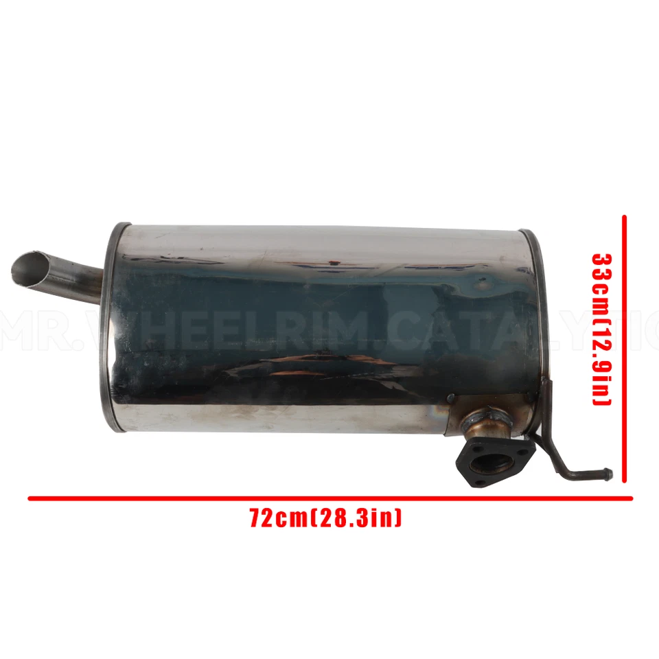 Silenciador de 2,4 L para Mitsubishi Outlander 2014-2018 (con cola única) Foto 3 de 4