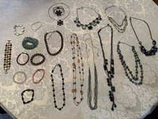 Large Lot of Costume Jewelry Necklaces Bracelets NICE 