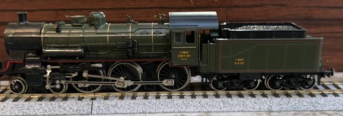 LILIPUT HO 1230 SNCF 230 F 317 Troyes 4-6-0 & Tender Dampflok - funktionstüchtig | Condition: Used