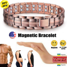 Arthritis Therapy Pure Copper Magnetic Bracelet Weight Loss Bangles Health Care