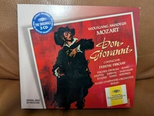 Mozart Don Giovanni Ferenc Fricsay 3 CDs Set Deutsche Gramomophon Pre-owned. VG.