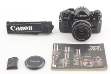 [Near MINT] Canon A-1 Black SLR Film Camera with FD 50mm f/1.8 S.C. Lens JAPAN
