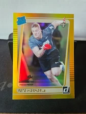 2021 Donruss Football Premium Gold Press Proof #322 Pete Werner Rookie
