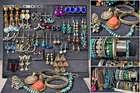 96 Pieces Lot Vintage Costume Jewelry Estate Sterling Silver Cuff Rhinestones