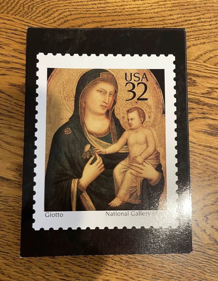 NEW 1997 USPS Madonna & Child Paintings Jumbo CHRISTMAS Stamp Postcards 16 Total - Image 4 of 4