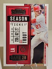 Mike Trout 2020 Panini Contenders Season Ticket card #94 Angels [gls0245]