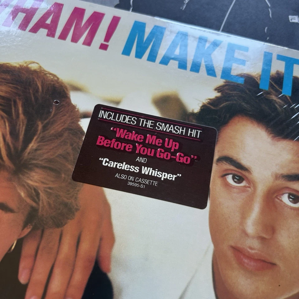 WHAM! Make It Big 1984 Original 1st Press In SHRINK +HYPE Complete W/Sleeve EX - Image 2 of 4