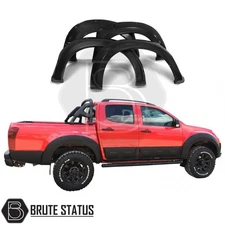 Isuzu D-Max 2012-2015 Wide Wheel Arch Kit Extended Fender Flares Matt Black Dmax