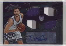 2016-17 Panini Absolute Quad /75 Georgios Papagiannis #9 Auto 00a6