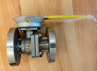 Flow-Tek F15 DN25 Flansch Edelstahl Kugelhahn 1.4408 DIN PN10-40