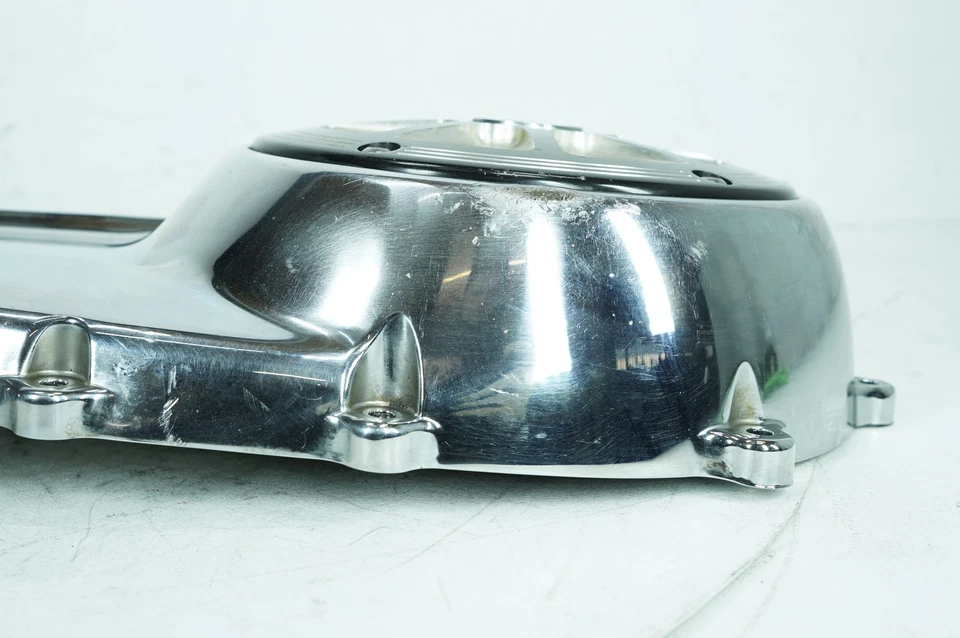 Harley Touring Street Glide 2017 FLHXS OEM cubierta de embrague primaria exterior rayada Foto 2 de 4