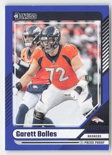 2024 Donruss #204 Garett Bolles Press Proof Blue