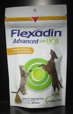 Vetoquinol Flexadin Advanced with UCII Hip and Joint Health Support 30 Chews