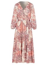 Together Print Wrap Maxi Dress - Size 10 - LB 647