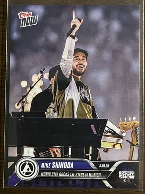 2024-25 Topps Now UEFA UCL #167 Mike Shinoda Linkin Park PSG Inter Milan