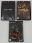 PS2 Fighting Lot: DOA2: Hardcore, Barbarian & Kengo Master Bushido PlayStation 2