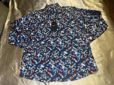 BUGATCHI UOMO LONG SLEEVE SHIRT Classic Fit SIZE M