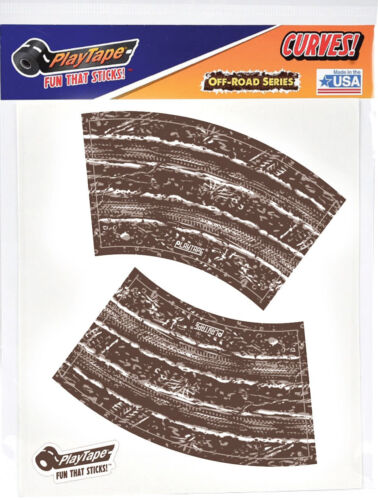 Off-Road Series 4" Play Tape Curves (Pkg of 4 Curves) Classic Road Series Kids - Picture 1 of 1