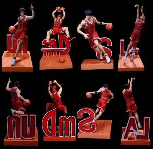 SLAM DUNK Figures Sakuragi Hanamichi Rukawa Kaede Miyagi Ryota Garage Kits Toy - Picture 2 of 22