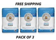 (Pack of 3) King Arthur, Unbleached Bread Flour, Non-GMO Project Verified,