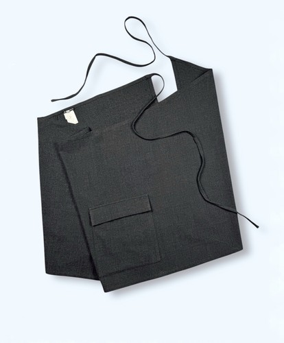 Ann Demeulemeester Wool Towel Double Layered Wrap Gray Skirt Size 36/38