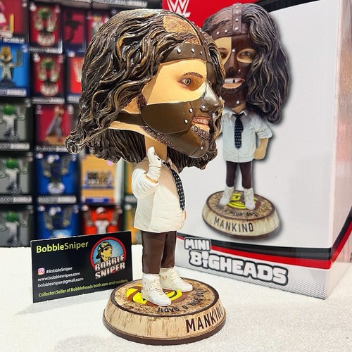MANKIND WWE WWF Mick Foley Wrestling Legend "Have A Nice Day" Bighead Bobblehead - Picture 6 of 11