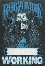 Rob Zombie Backstage Pass Blue Working Cloth Variant