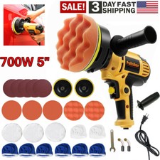 Car Polisher Buffer Sander 700w Auto Polishing Waxing Machine 5 Pad Bonnet Kit Car Polisher Buffer Sander 700w Auto Polishing Waxing Machine 5 Pad Bonnet Kit