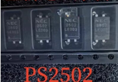 2pcs NEC PS2502 SOP4 Photocoupler Darlington Output RH