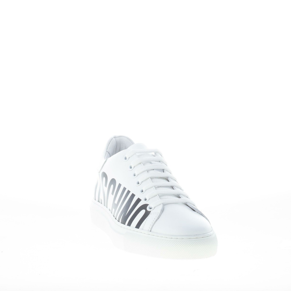 【関税&送料込】Moschino Sneaker With Logo MOSCHINO men shoes Serena25 white leather iconic sneaker