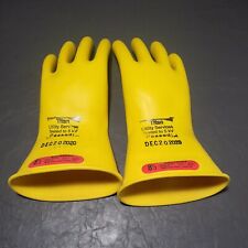 Salisbury D120 Type 1 Class 0 Electrical Gloves 1000V AC Size 9.5 Rubber