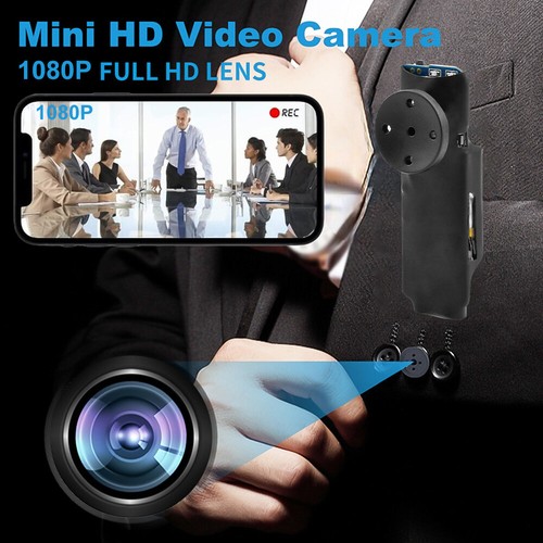 1080P HD Shirt Button Micro Mini Small Camera DIY Body Video Recorder Camcorder - Picture 9 of 20
