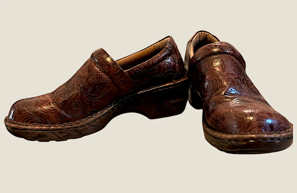 B.O.C. Zuecos cómodos Born Concept para mujer marrón cachemir talla US 9EU 40,5 Foto 3 de 4