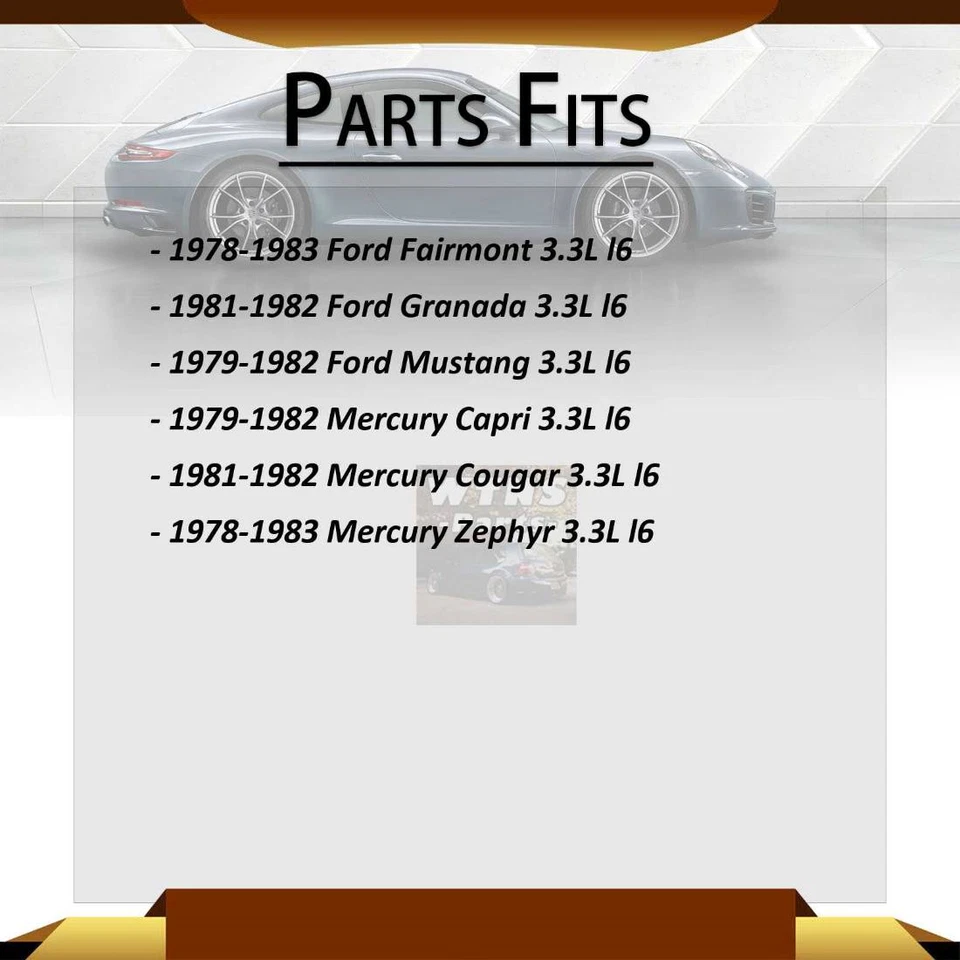 Soportes de motor de anclaje delanteros 2x para Mercury Capri 1979-1982 Foto 2 de 4