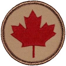Maple Leaf Patrol Patch - 2" Round Embroidered Patch