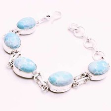Mosaico Jaspe Piedras Pulsera Plateado Plata Handmade Joyería 16 Gramos BR-1085