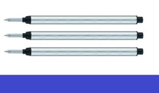 3 - Rollerball Refills for CARTIER PEN - BLUE Fine Point