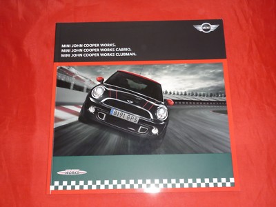 2011 MINI R55 R56 R57 JOHN COOPER WORKS 3 DOOR CLUBMAN CONVERTIBLE BROCHURE BROCHURE