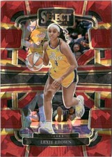2023-24 Panini Select WNBA Red Ice Prizm Lexie Brown Los Angeles Sparks #67