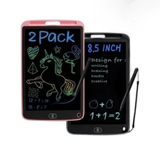 2 Pack-Drawing Tablet Pads Reusable LCD Writing Tablet for Kids