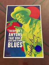 Buddy Guy Autographed Poster w/Certified Stamp Approx. (17.5" x 11.5")