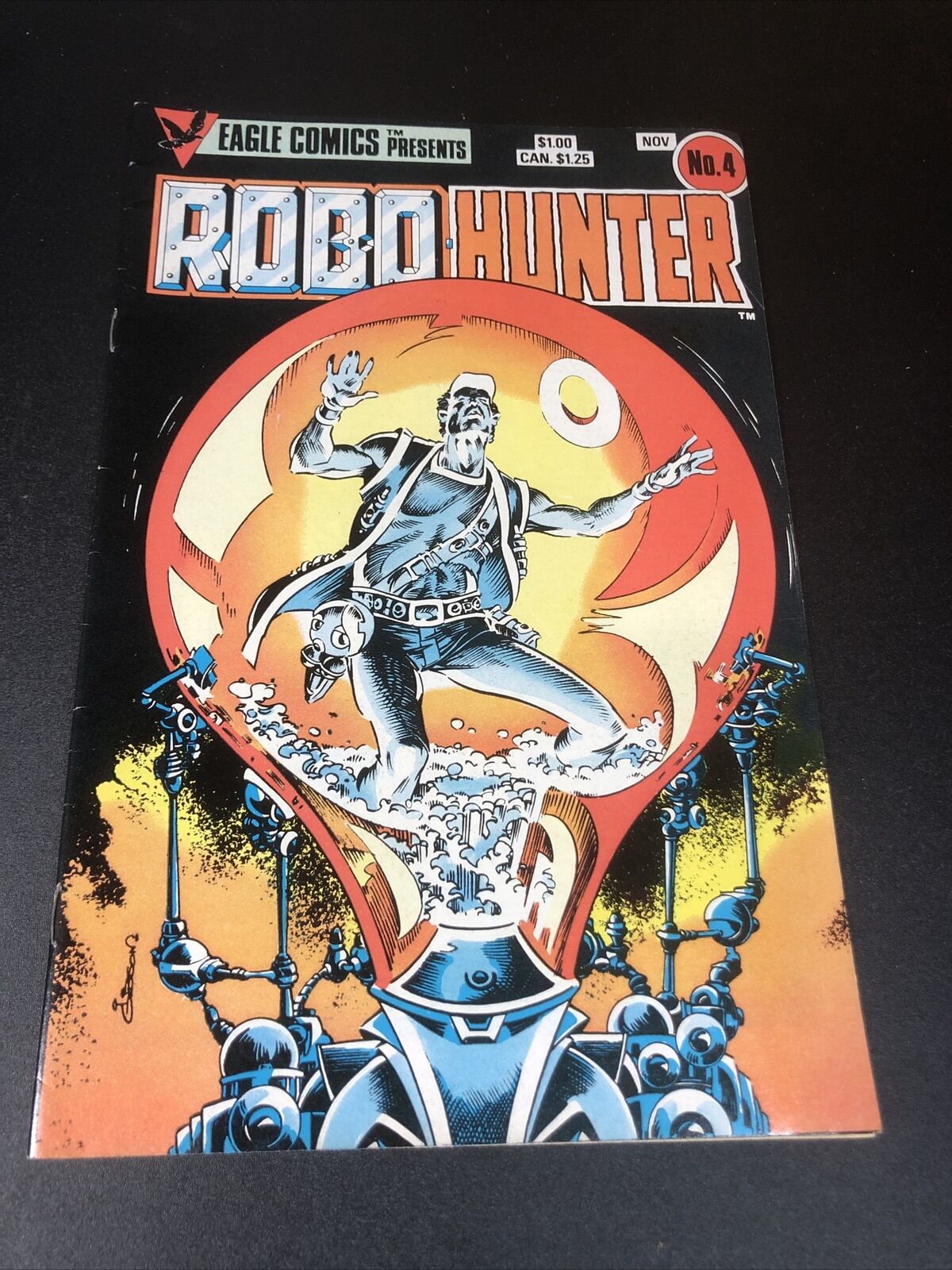 Eagle comics Robo-Hunter #4 November.  