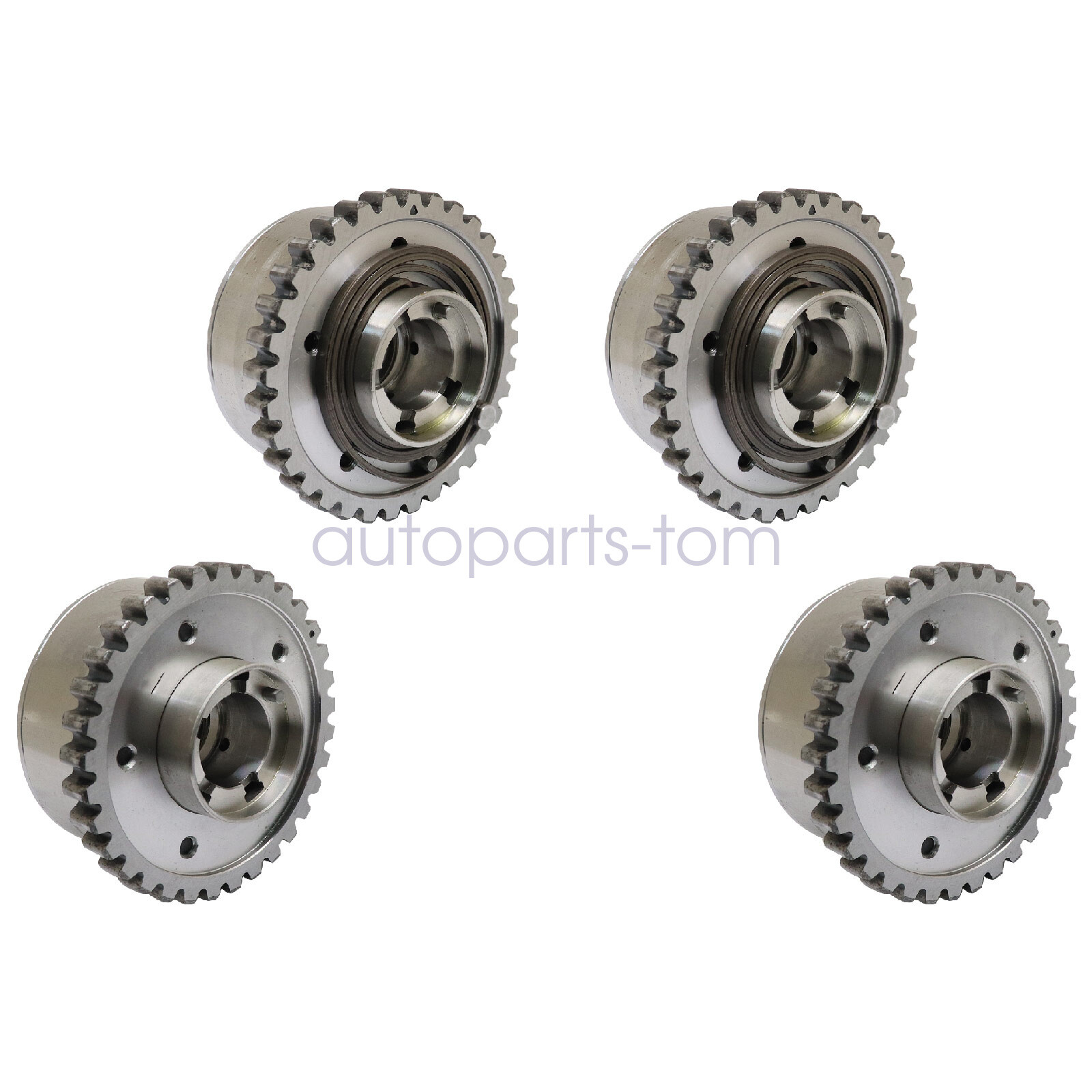 2Pc Inlet + 2Pc Outlet VVT Camshaft Phasers For Maserati Ghibli Quattroporte 3.0