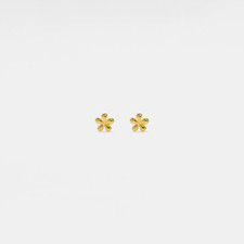 Tiny Cute Flower Stud Earrings in 925 Sterling Silver