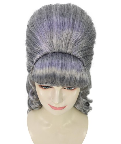HPO Adult Women's Class 60's Brown Half Updo Wig with Ponytail, HW-7577 - Picture 51 of 65