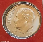 2007-D Roosevelt Uncirculated Dime in Original Mint Cello